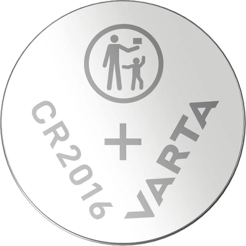 VARTA Batterie, Knopfzelle für Autoschlüssel CR 2016