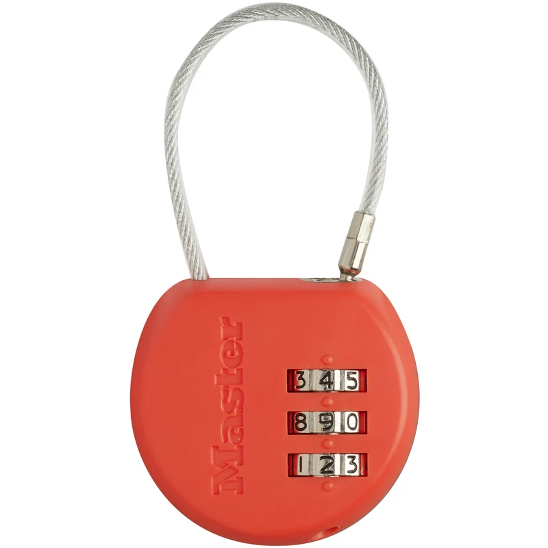 42mm set your own combination address padlock; assorted colours