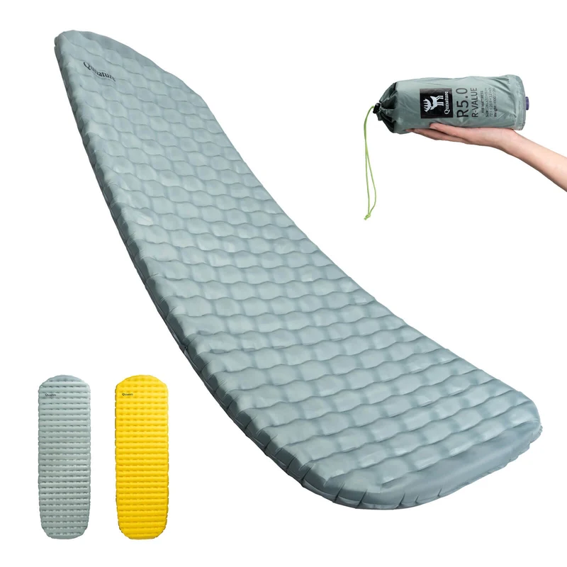 Qunature Aufblasbare Matratze Isomatte Alle Jahreszeiten for Outdoor-Camping Isolering