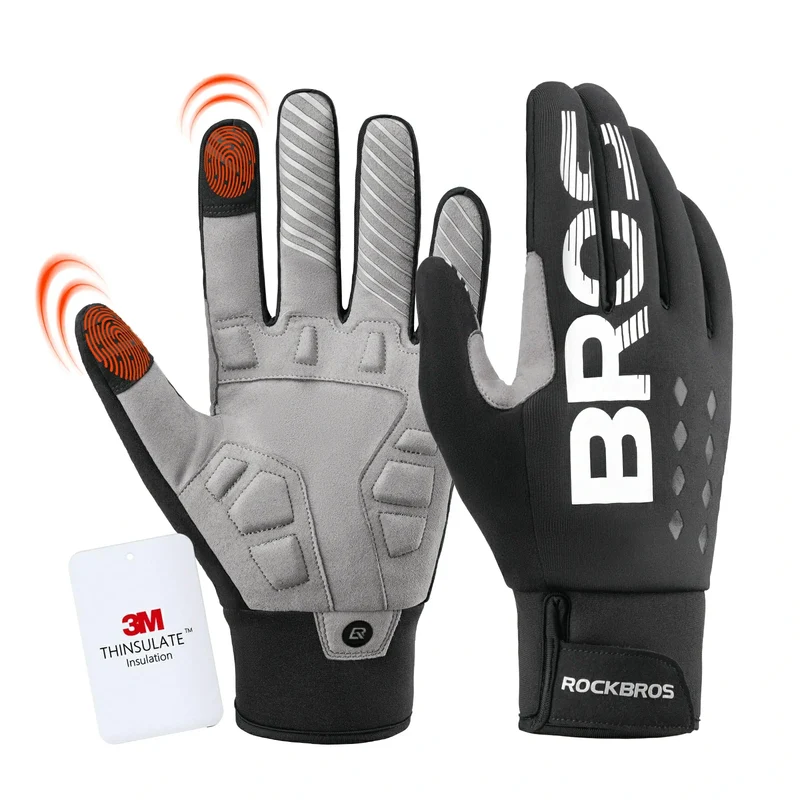 Fahrradhandschuhe Winter Thinsulate Warme Handschuhe Touchscreen
