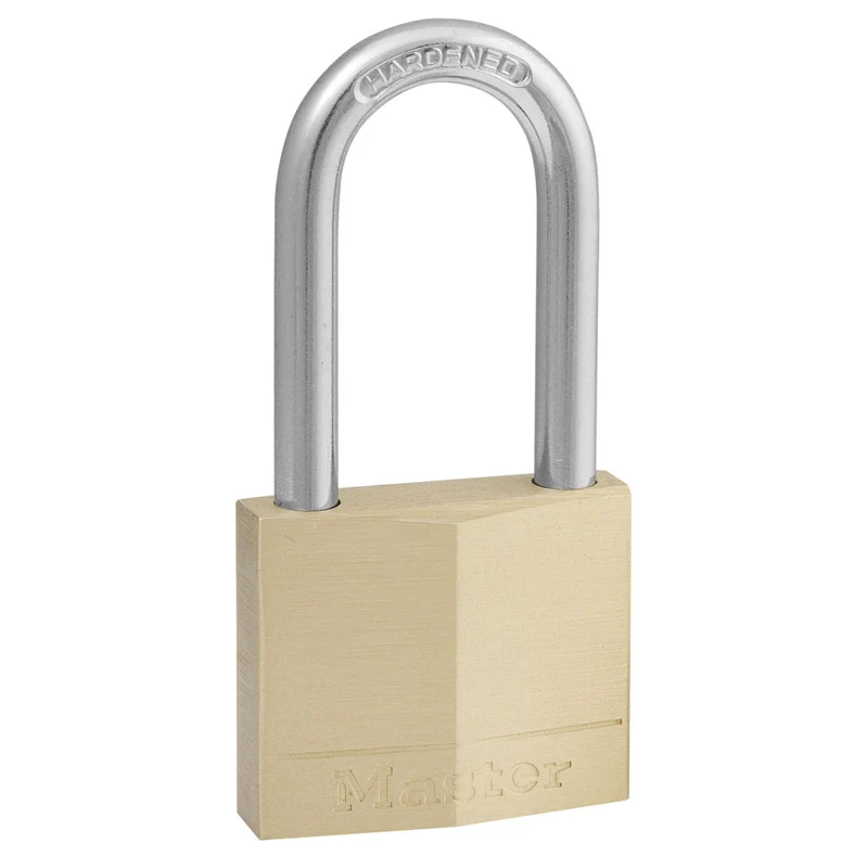 40mm wide solid brass body padlock with 38mm long shackle