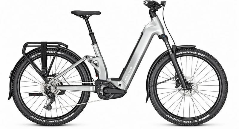 FOCUS AVENTURA² FS 6.7 Wave E-Trekkingbike 27,5 Zoll 800 Wh Silver Größe S