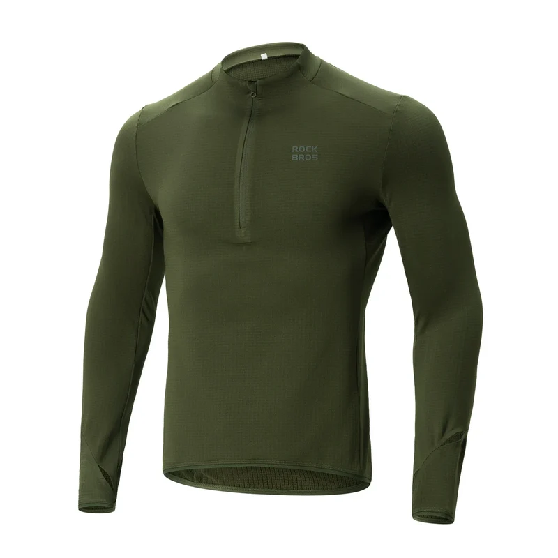 Fahrradtrikot Radtrikot Langarm Herren Winter Warm Fleece Schnelltrocknendes Atmungsaktiv