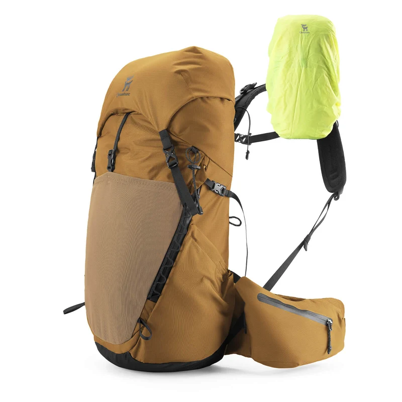 Qunature 25L Wanderrycksack atmungsaktiv - mit abnehmbarer Tasche & Seitenzugang