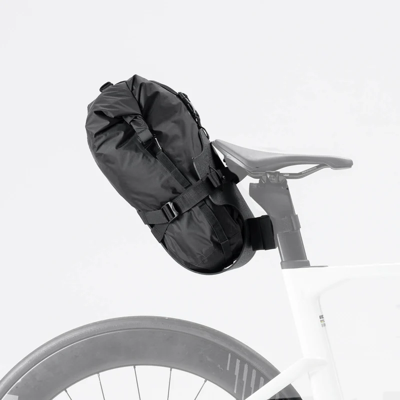 Bikepacking Heck-Gepäckträger + Wasserdichte Kompressionstasche Sæt
