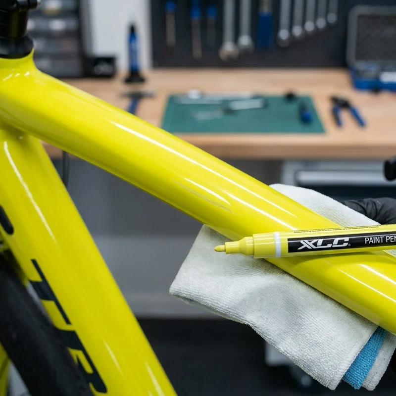 XLC Lackstift Citron - Ausbesserungslack für Fahrradrahmen