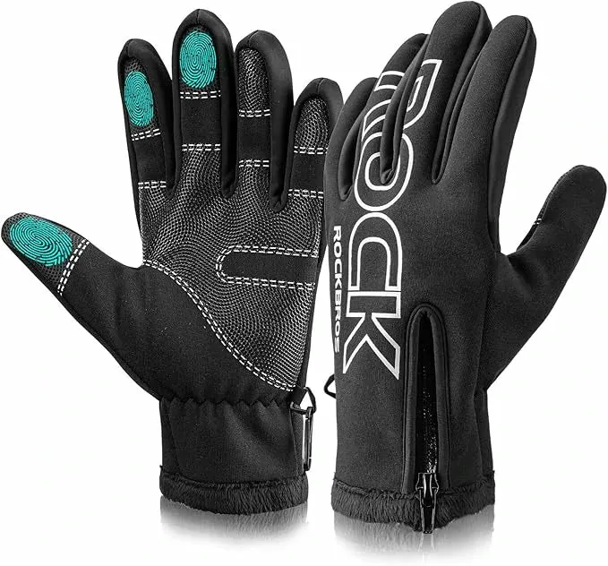 Winter Fahrradhandschuhe Touchscreen Winddicht Varm Wasserabweisend