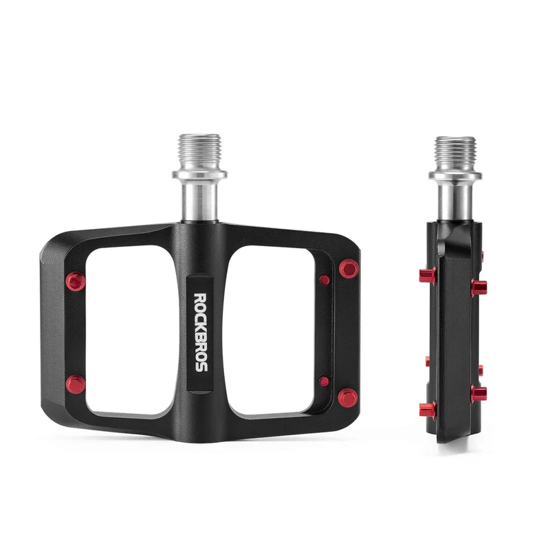 MTB & Rennrad Pedale – 171 g/Paar, Ultraleicht Magnesium-Flachpedale