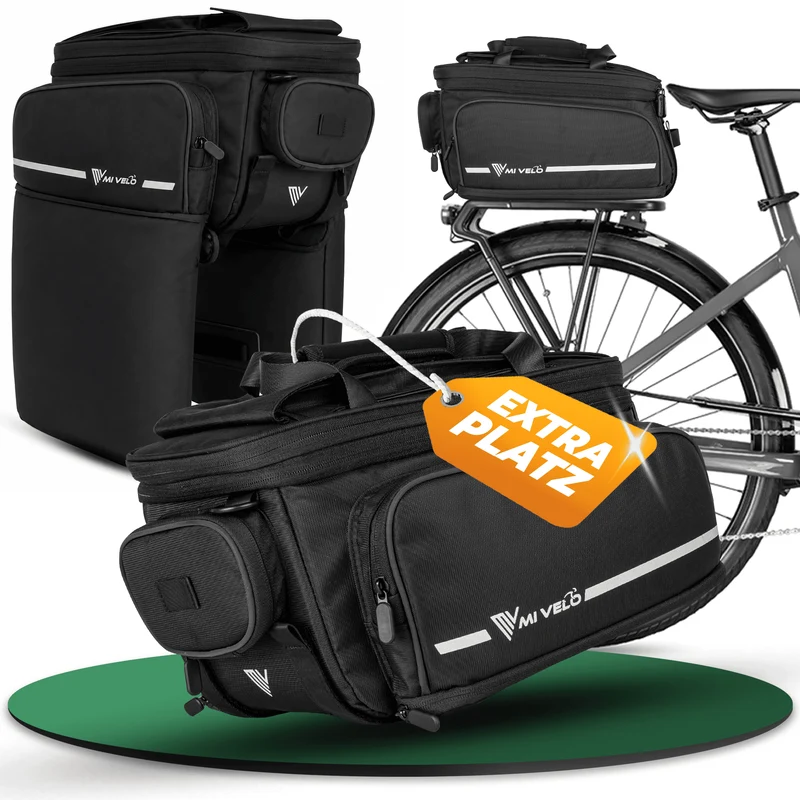 Gepäckträgertasche mit erweiterbarem Volumen "FINN"