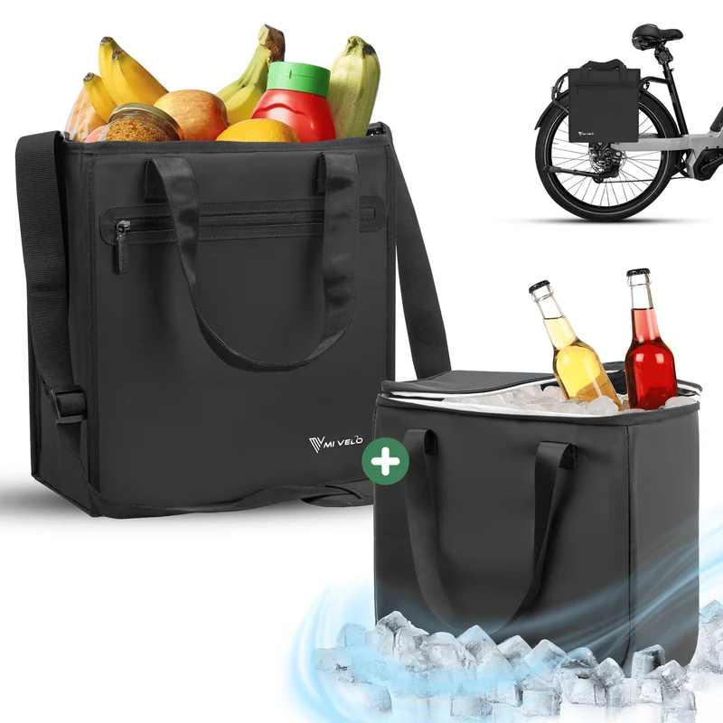Fahrradtasche Einkaufstasche inkl. Kühltasche