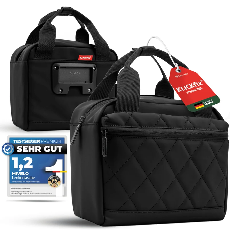 Lenkertasche mit Tragegriff 6L „LUNA“