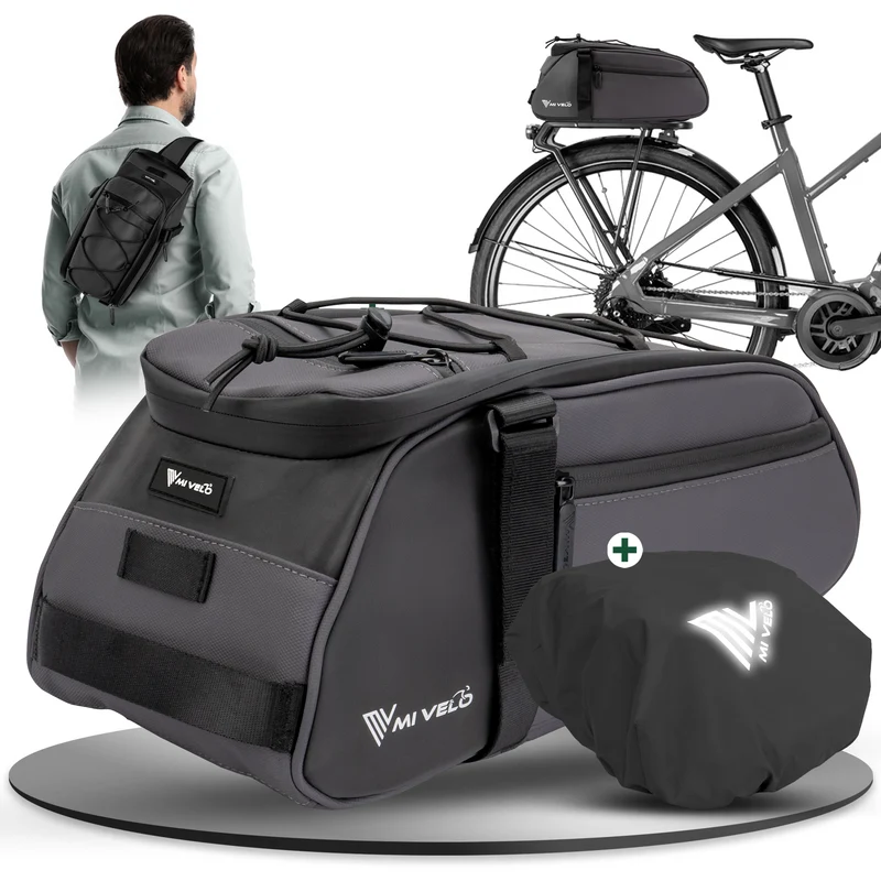 3in1 Gepäckträgertasche reflektierend 9L „NEO“