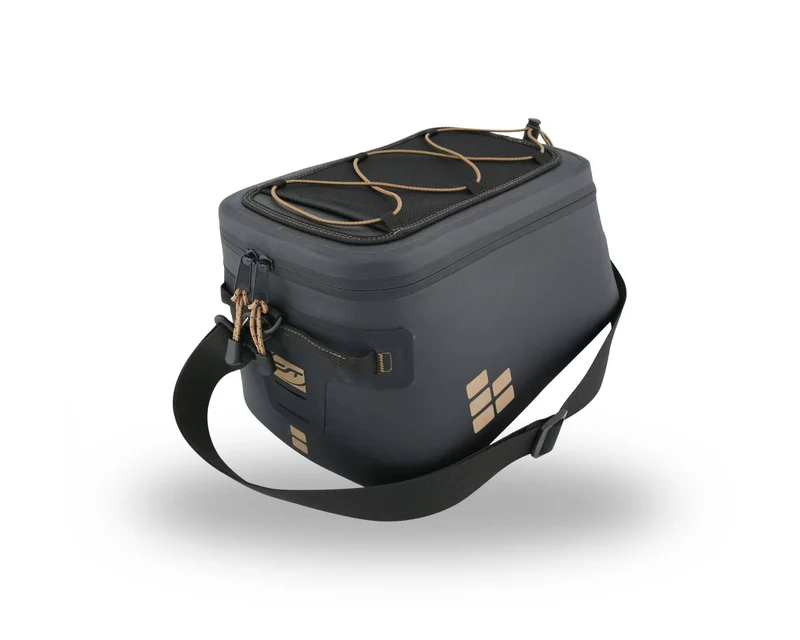 CONTEC Gepäckträgertasche "Trunk Waterproof RT" - Schwarz/Gold