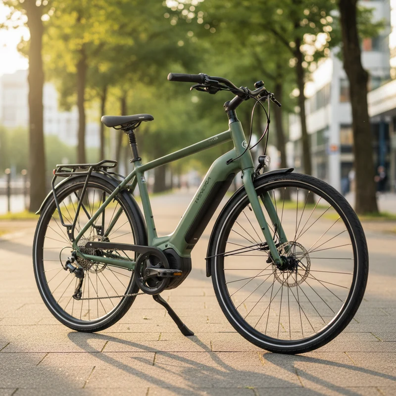 Winora E-City Bike TRIA X9 LOW i500Wh 9-G Cues