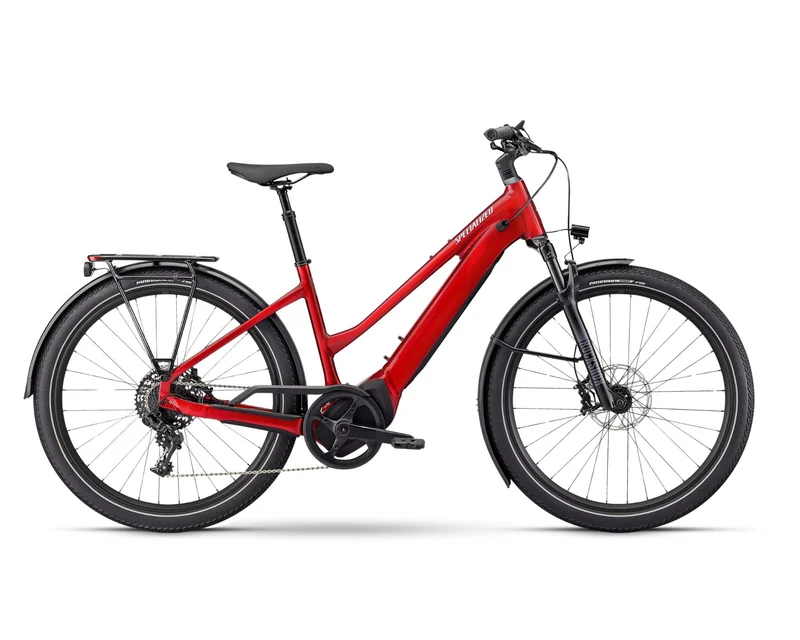 Specialized Turbo Vado 5.0 Step-Through - Red Tint / Silver Reflective