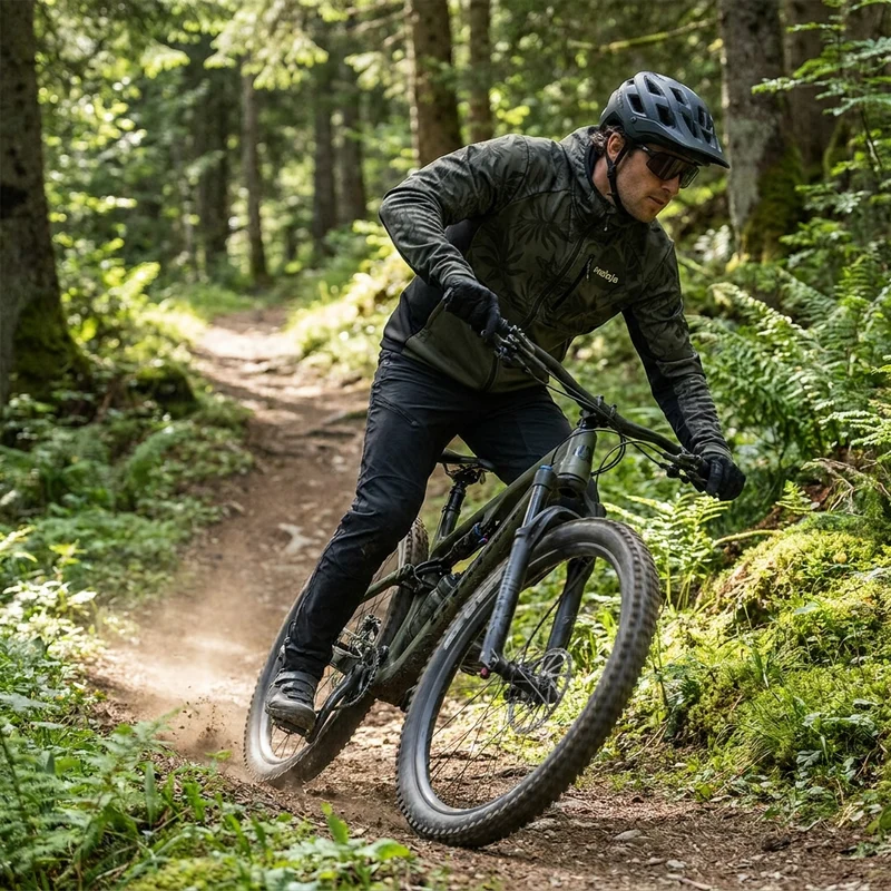 Maloja Hyb.Softshelljacke XLC Beifuss PrintedM.