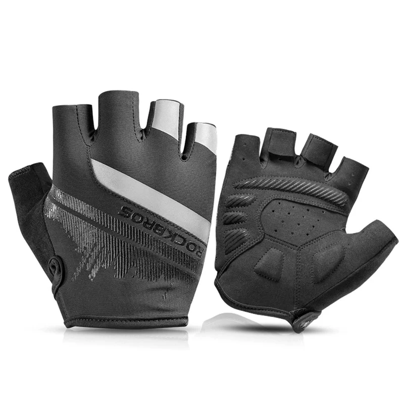 ROCKBROS Antirutsch-Reithandschuhe med reflekterende Halbfingern S-XXL