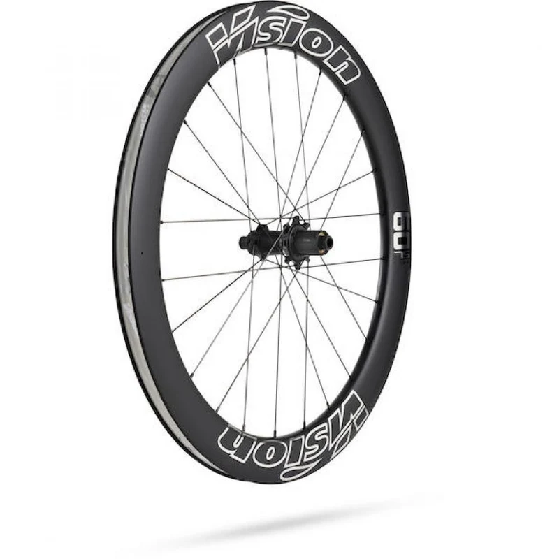 Vision Laufradsatz Metron 60 SL Disc 622x21x60 mm Schwarz/silber - aerodynamische Carbon-Performance