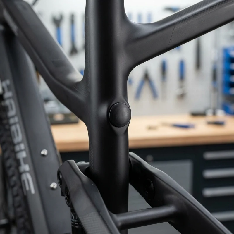 HAIBIKE Stopfen für Sitzrohr Kabelöffnun schwarz, Plastik anstelle E:i Shock