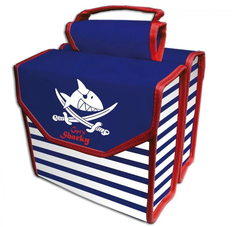 Bike Fashion Doppelpacktasche Capt`n Sharky B230xH200xT80mm, weiß/blau/rot