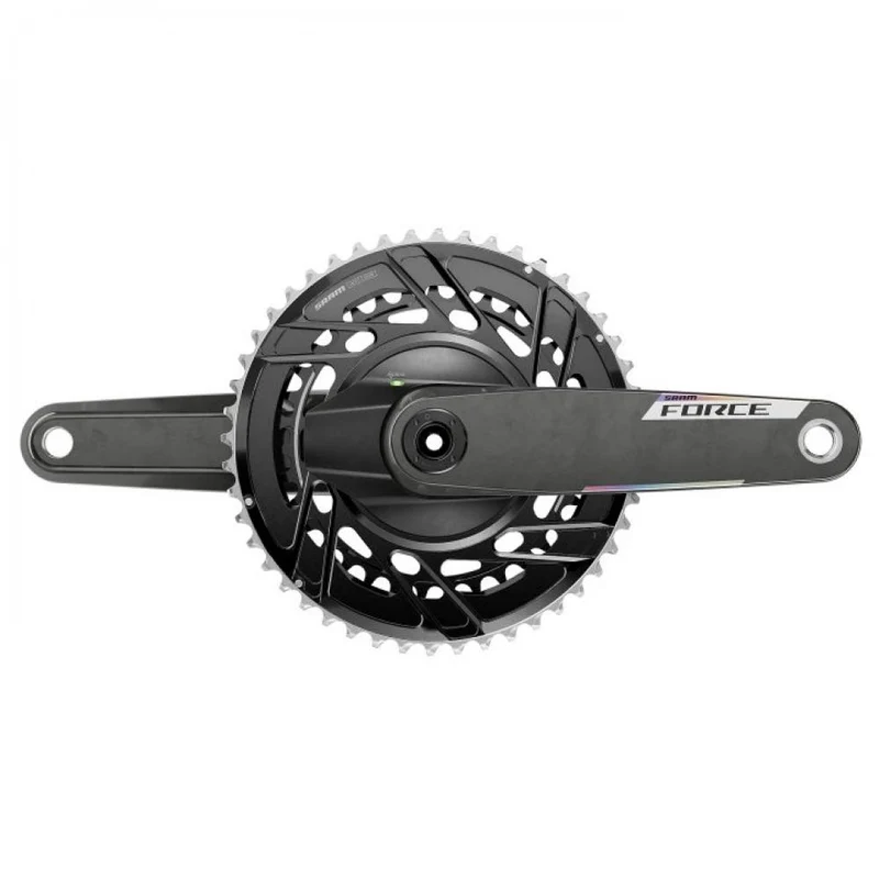 SRAM Kurbelgarnitur Quarq Force E1 165 mm 48-35T - Präziser AXS Powermeter für maximale Performance