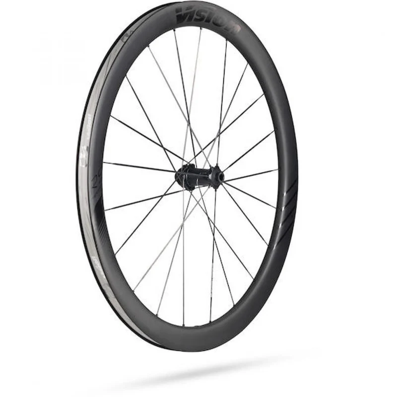 Vision Laufradsatz Metron 45 RS 45 Schwarz - leichter Aero-Carbon-Laufradsatz für Rennrad