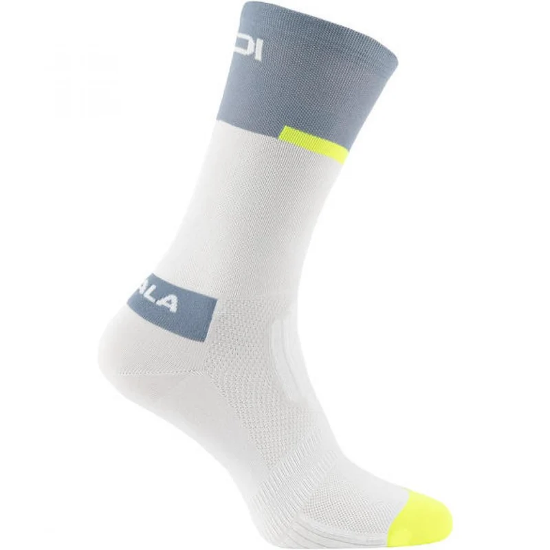 Sidi Socken NEO white grey 40-43 Weiß/Grau - atmungsaktive Radsocken der aktuellen Generation