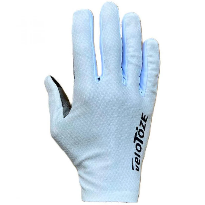 VeloToze Handschuhe Gravel Trail Pro L Weiß - maximaler Grip und Komfort im Gelände