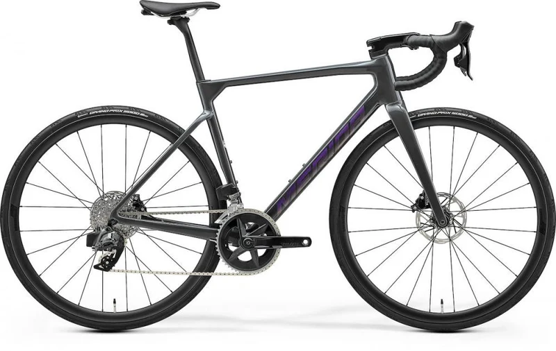 Merida SCULTURA 7000 V3 dark grey(purple) XXS DARK GREY(PURPLE) - leichte Performance-Rennmaschine