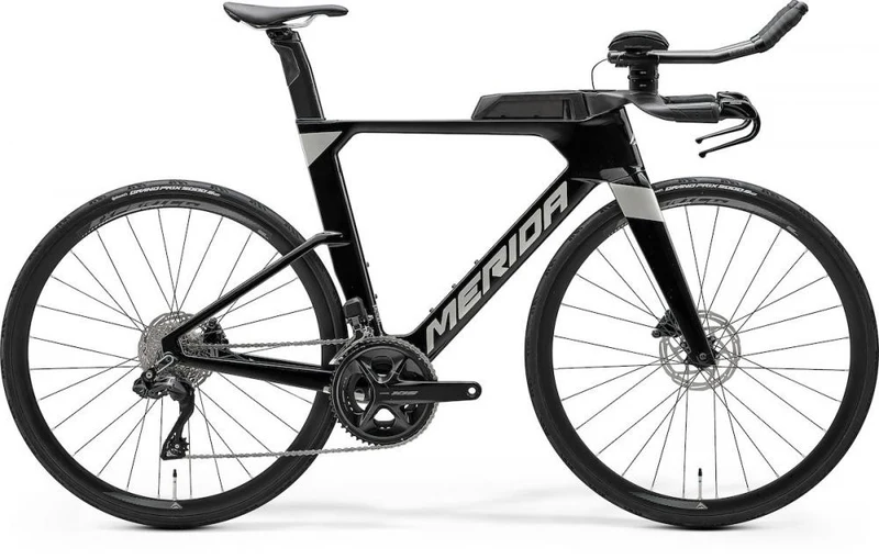 Merida TIME WARP TRI 5000 IV1 M BLACK(TITAN) - aerodynamisches Triathlon-Rennrad der aktuellen Generation