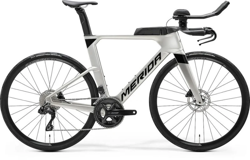Merida TIME WARP TRI 5000 IV1 XS TITAN(BLACK) - aerodynamisches Triathlon-Zeitfahrrad