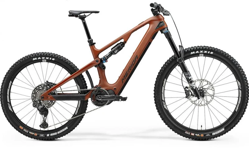 Merida eONE-SIXTY 8000 III1 glossy mokka(black) S Mokka/schwarz - leistungsstarkes E-Enduro