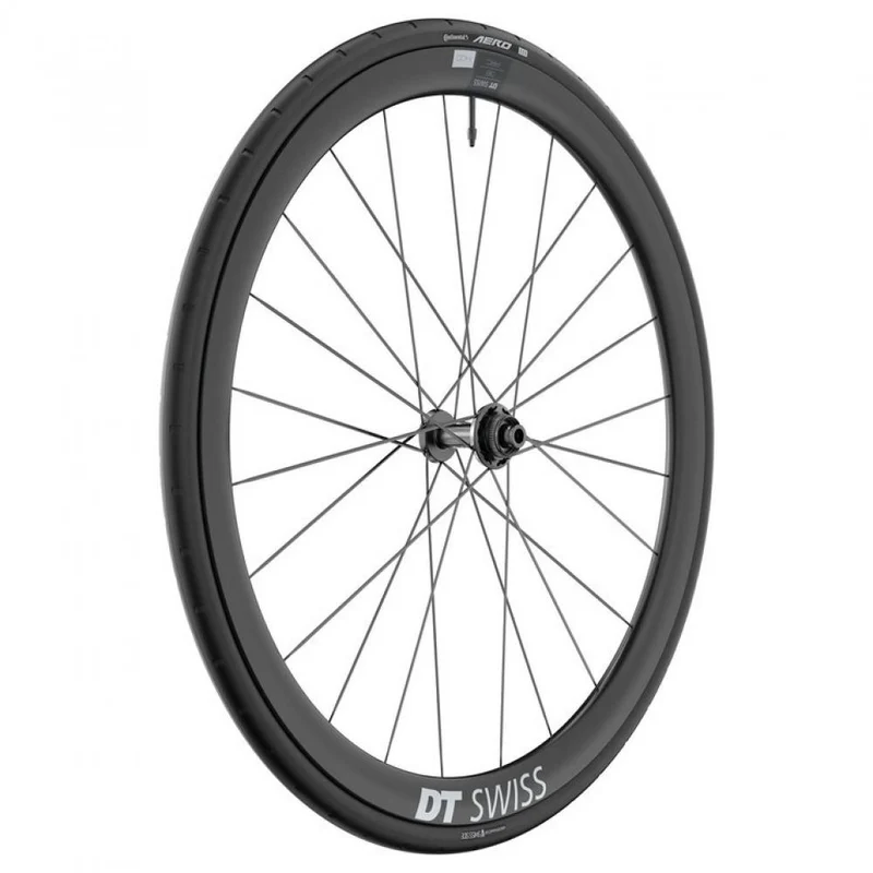 DT Swiss Laufrad ARC 1400 Dicut Disc 622 x 38 mm Schwarz - aero-optimiertes Carbon-Vorderrad