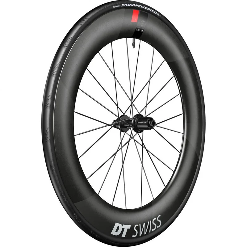 DT Swiss Laufrad ARC 1100 Dicut Disc 622 x 80 mm Schwarz - Aero High-Performance Vorderrad