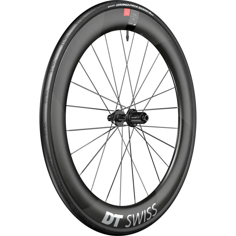 DT Swiss Laufrad ARC 1100 Dicut Disc 622 x 62 mm Schwarz - aero-optimiertes WTS Vorderrad