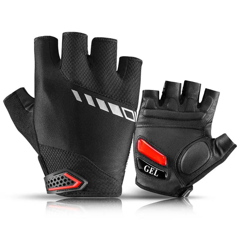 ROCKBROS Halbfinger MTB Handschuhe für Herren und Damen rutschfeste