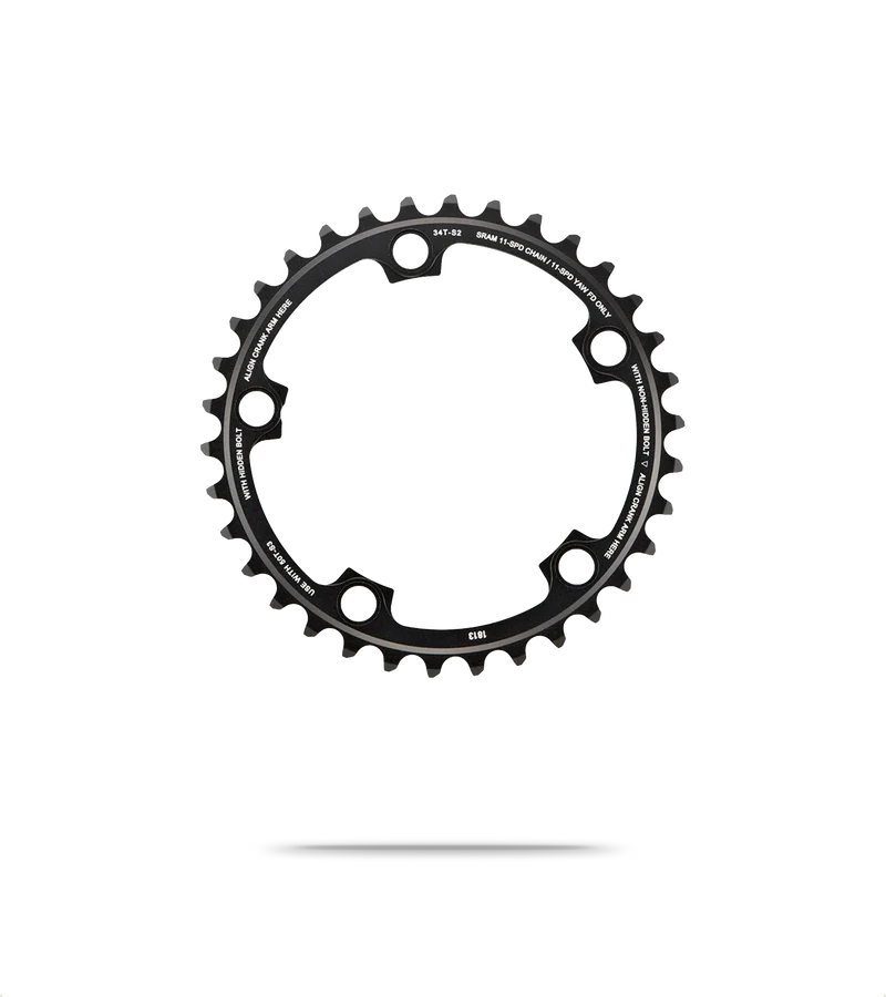 RED22 11-Speed Blast Black Road Chainring