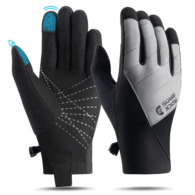 ROCKBROS Fahrradhandschuhe Winter/Herbst Vollfinger Thermo Sport Unisex