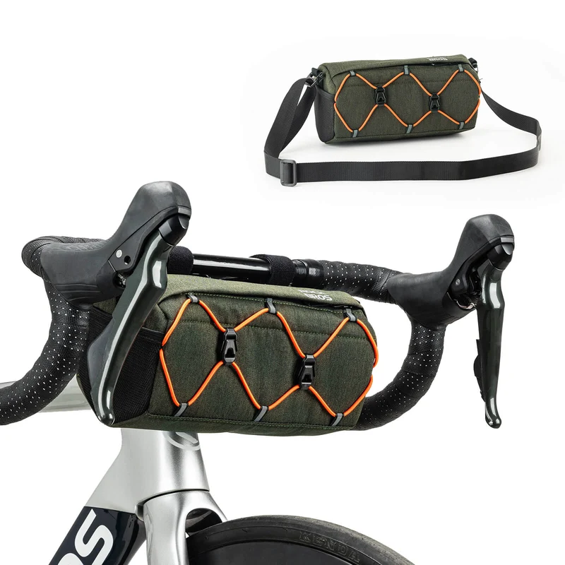 ROCKBROS Fahrradtasche Lenkertasche 2,2L mit Schultergurt i 6 Farben