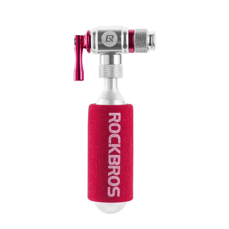 ROCKBROS Fahrradpumpe CO2-inflator Fahrrad Minipumpe Presta & Schrader Ventil