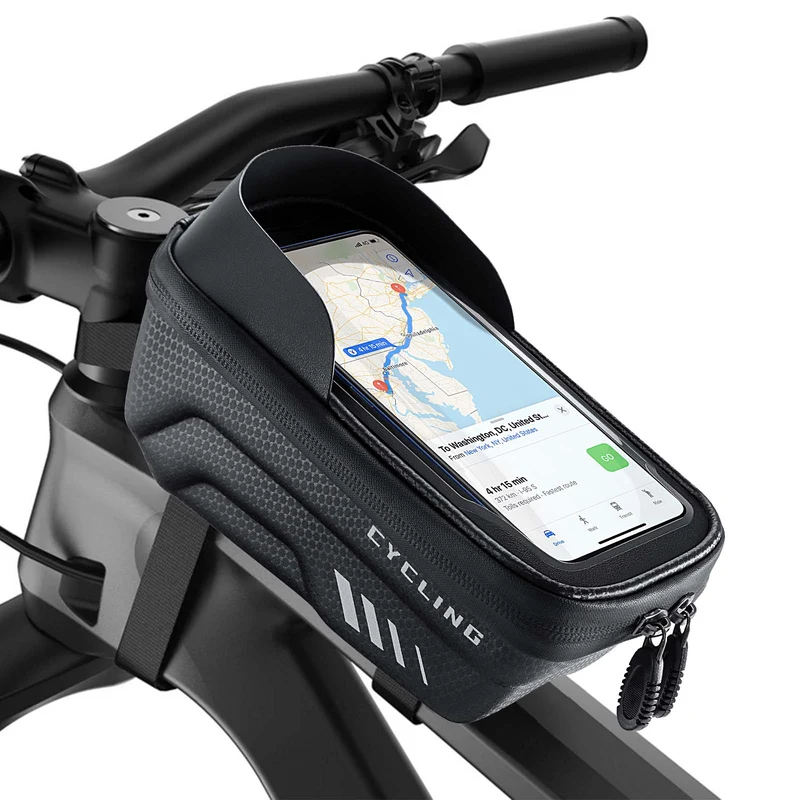 ROCKBROS Fahrrad Handytasche Handyhalterung med Touchscreen 6.7 Zoll