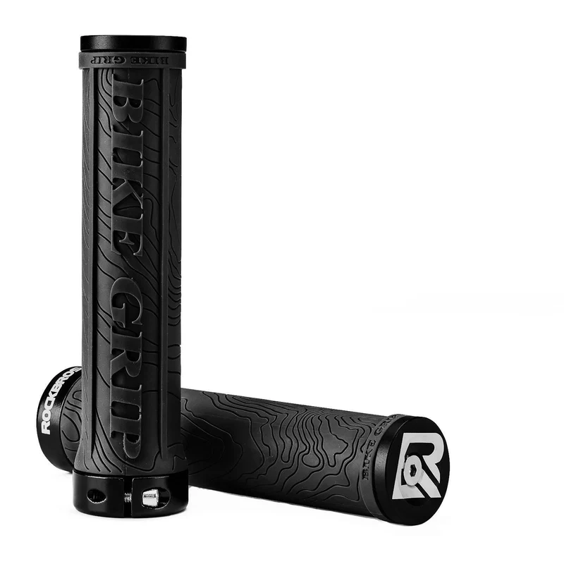 ROCKBROS Ultra-Leicht Fahrradgriffe fra Gummi med Aluminium Lock-on Design
