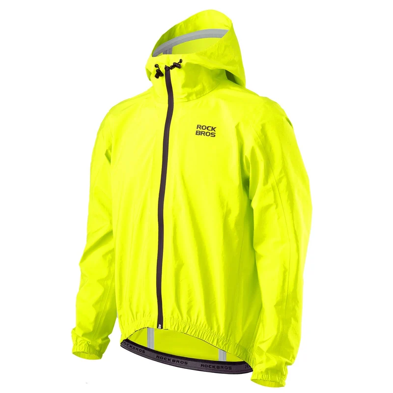 Neon Gelb Jacke Regenjacke Leicht Wasserdicht 0-15° Herren/Damen