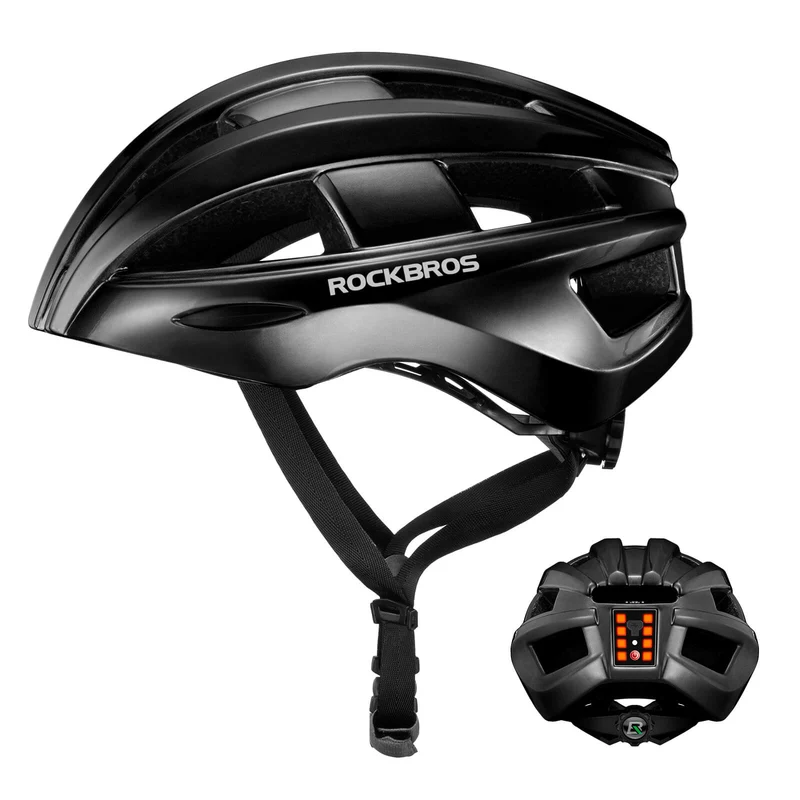 Fahrradhelm med Rücklicht 55-60cm