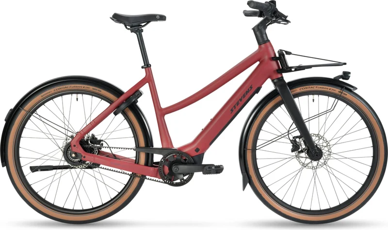Stevens E-Simeto LT Bordeaux Red