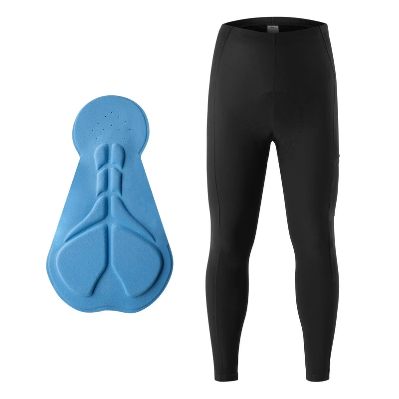 ROCKBROS Winter Fahrrad Lange Hose Elastische Radhose Herren/Damen M-4XL