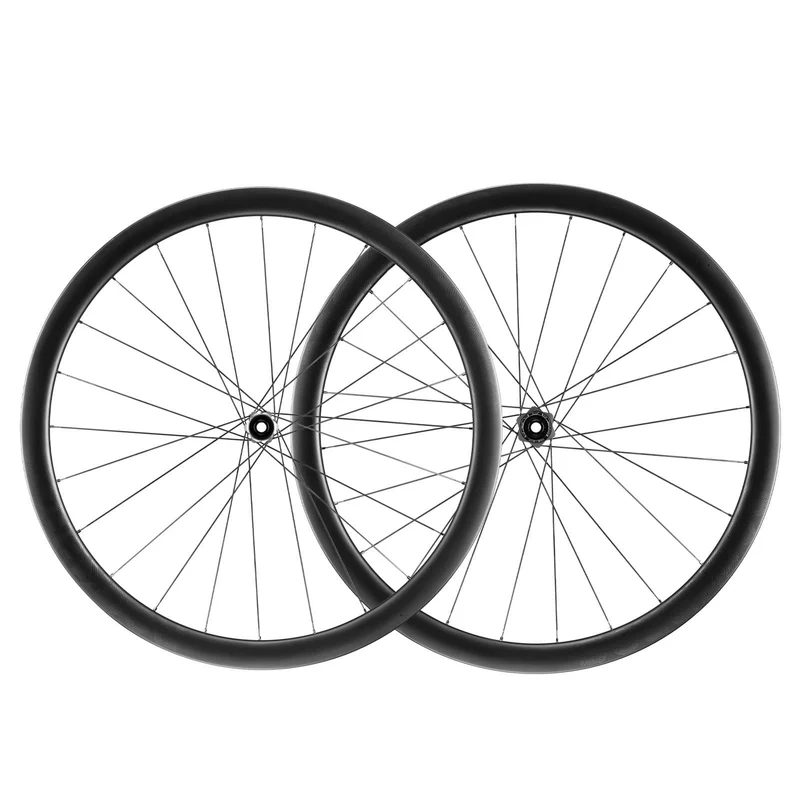 ROCKBROS 700C Carbon Laufradsatz 38mm Scheibenbremse Steckachse Laufrad Set for Rennrad