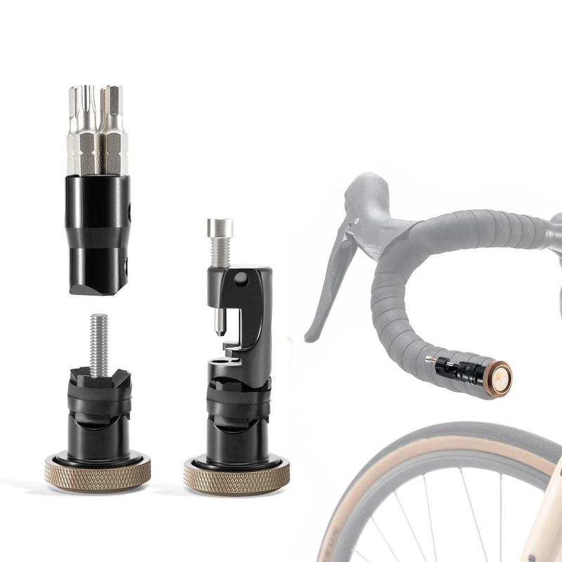 ROAD TO SKY Multifunktionelt 6 i 1 Reparatur Kit Werkzeug mit Kettenabzieher