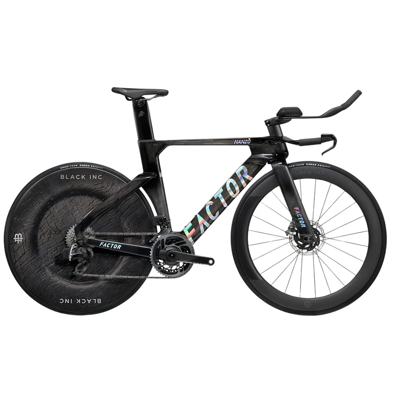 HANZO Red AXS Black Inc Zero/Three TT/Triathlon Bike
