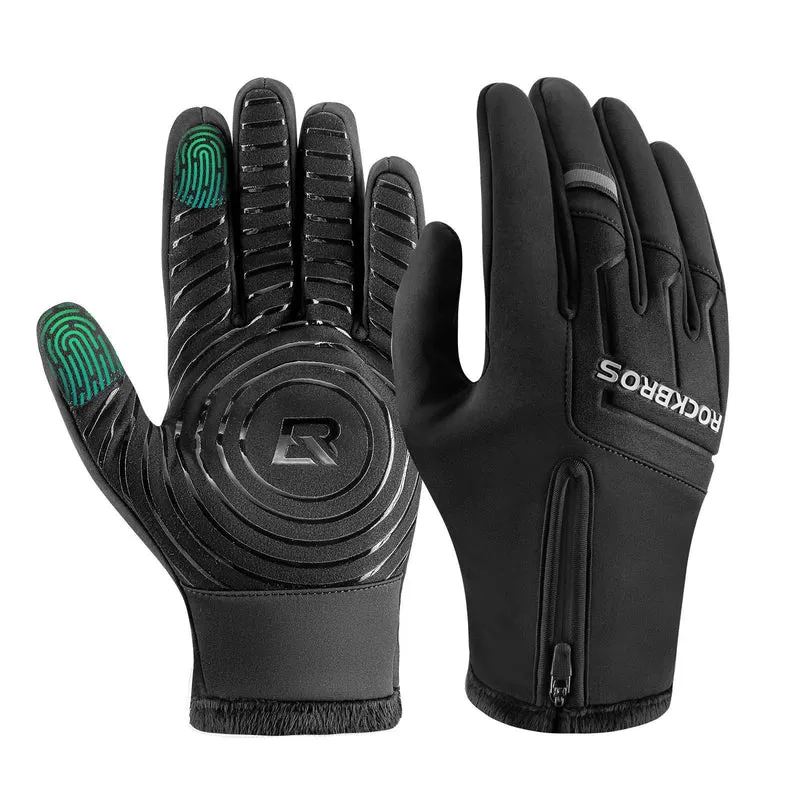 ROCKBROS Fahrradhandschuhe Touchscreen Warme Winterhandschuhe S-XL